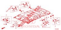FODERA TETTO  per Honda CIVIC TOURER DIESEL 1.6 EXECUTIVE 5 Porte 6 velocità manuale 2015