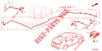 ANTENNA/ALTOPARLANTE (LH) per Honda CIVIC TOURER DIESEL 1.6 EXECUTIVE 5 Porte 6 velocità manuale 2015