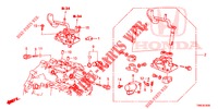 LEVA DI CAMBIO (DIESEL) per Honda CIVIC TOURER DIESEL 1.6 EXECUTIVE 5 Porte 6 velocità manuale 2015