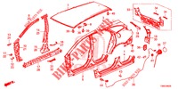 PANNELLI ESTERNI/PANNELLO POSTERIORE  per Honda CIVIC TOURER DIESEL 1.6 EXECUTIVE 5 Porte 6 velocità manuale 2015