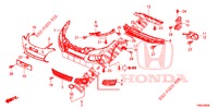 PARAURTI ANTERIORE  per Honda CIVIC TOURER DIESEL 1.6 EXECUTIVE 5 Porte 6 velocità manuale 2015