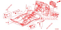 STOINO PAVIMENTO/ISOLATORE  per Honda CIVIC TOURER DIESEL 1.6 EXECUTIVE 5 Porte 6 velocità manuale 2015