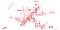 TUBO ACQUA/CONDOTTO RISCALDATORE (DIESEL) per Honda CIVIC TOURER DIESEL 1.6 EXECUTIVE 5 Porte 6 velocità manuale 2015