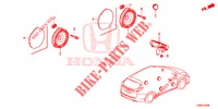 ANTENNA/ALTOPARLANTE  per Honda CIVIC TOURER DIESEL 1.6 LIFSTYLE 5 Porte 6 velocità manuale 2015