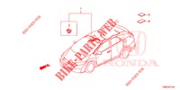 BARDATURA FILO (6) (LH) per Honda CIVIC TOURER DIESEL 1.6 LIFSTYLE 5 Porte 6 velocità manuale 2015