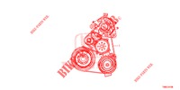 CINGHIA DELL'ALTERNATORE (DIESEL) per Honda CIVIC TOURER DIESEL 1.6 LIFSTYLE 5 Porte 6 velocità manuale 2015