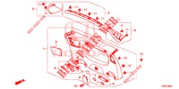 FODERA PORTELLONE/ FODERAMENTO PANNELLO(2D)  per Honda CIVIC TOURER DIESEL 1.6 LIFSTYLE 5 Porte 6 velocità manuale 2015