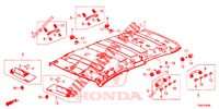 FODERA TETTO  per Honda CIVIC TOURER DIESEL 1.6 LIFSTYLE 5 Porte 6 velocità manuale 2015