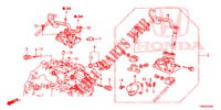 LEVA DI CAMBIO (DIESEL) per Honda CIVIC TOURER DIESEL 1.6 LIFSTYLE 5 Porte 6 velocità manuale 2015
