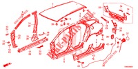 PANNELLI ESTERNI/PANNELLO POSTERIORE  per Honda CIVIC TOURER DIESEL 1.6 LIFSTYLE 5 Porte 6 velocità manuale 2015