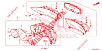 TACHIMETRO  per Honda CIVIC TOURER DIESEL 1.6 LIFSTYLE 5 Porte 6 velocità manuale 2015