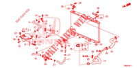 TUBO RADIATORE/SERBATOIO DI RISERVA (DIESEL) per Honda CIVIC TOURER DIESEL 1.6 LIFSTYLE 5 Porte 6 velocità manuale 2015