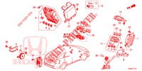 UNITA DI CONTROLLO (CABINE) (1) (LH) per Honda CIVIC TOURER DIESEL 1.6 LIFSTYLE 5 Porte 6 velocità manuale 2015