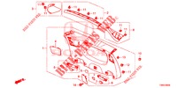 FODERA PORTELLONE/ FODERAMENTO PANNELLO(2D)  per Honda CIVIC TOURER DIESEL 1.6 S 5 Porte 6 velocità manuale 2015