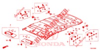 FODERA TETTO  per Honda CIVIC TOURER DIESEL 1.6 S 5 Porte 6 velocità manuale 2015