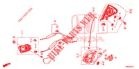 SERRATURE PORTIERE POST./MANIGLIA ESTERNA  per Honda CIVIC TOURER DIESEL 1.6 S 5 Porte 6 velocità manuale 2015