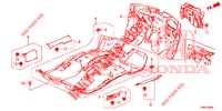 STOINO PAVIMENTO/ISOLATORE  per Honda CIVIC TOURER DIESEL 1.6 S 5 Porte 6 velocità manuale 2015