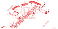 CONDOTTO SCARICO/SILENZIATORE (PGM FI)  per Honda CIVIC TOURER 1.8 COMFORT 5 Porte 6 velocità manuale 2015