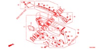 FODERA PORTELLONE/ FODERAMENTO PANNELLO(2D)  per Honda CIVIC TOURER 1.8 COMFORT 5 Porte 6 velocità manuale 2015