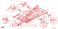 FODERA TETTO  per Honda CIVIC TOURER 1.8 COMFORT 5 Porte 6 velocità manuale 2015