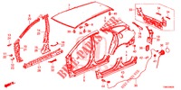 PANNELLI ESTERNI/PANNELLO POSTERIORE  per Honda CIVIC TOURER 1.8 COMFORT 5 Porte 6 velocità manuale 2015