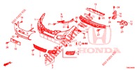 PARAURTI ANTERIORE  per Honda CIVIC TOURER 1.8 COMFORT 5 Porte 6 velocità manuale 2015