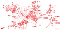 POMPA ACQUA/TERMOSTATO  per Honda CIVIC TOURER 1.8 COMFORT 5 Porte 6 velocità manuale 2015