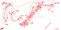 ARIA CONDIZIONATA (FLEXIBLES/TUYAUX) (1.8L) (LH) (1) per Honda CIVIC TOURER 1.8 EXECUTIVE NAVI 5 Porte 6 velocità manuale 2015