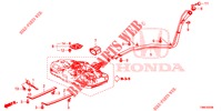 CONDOTTO RIEMPITORE COMBUSTIBILE  per Honda CIVIC TOURER 1.8 EXECUTIVE NAVI 5 Porte 6 velocità manuale 2015