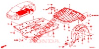 COPERTURA SOTTO  per Honda CIVIC TOURER 1.8 EXECUTIVE NAVI 5 Porte 6 velocità manuale 2015