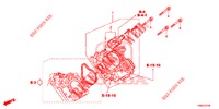 CORPO VALVOLA IMMISSIONE('84,'85)  per Honda CIVIC TOURER 1.8 EXECUTIVE NAVI 5 Porte 6 velocità manuale 2015