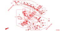FODERA PORTELLONE/ FODERAMENTO PANNELLO(2D)  per Honda CIVIC TOURER 1.8 EXECUTIVE NAVI 5 Porte 6 velocità manuale 2015