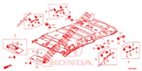 FODERA TETTO  per Honda CIVIC TOURER 1.8 EXECUTIVE NAVI 5 Porte 6 velocità manuale 2015