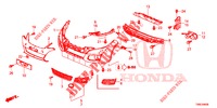 PARAURTI ANTERIORE  per Honda CIVIC TOURER 1.8 EXECUTIVE NAVI 5 Porte 6 velocità manuale 2015