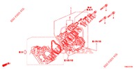 CORPO VALVOLA IMMISSIONE('84,'85)  per Honda CIVIC TOURER 1.8 EXECUTIVE NAVI 5 Porte 5 velocità automatico 2015