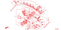 FODERA PORTELLONE/ FODERAMENTO PANNELLO(2D)  per Honda CIVIC TOURER 1.8 EXECUTIVE NAVI 5 Porte 5 velocità automatico 2015