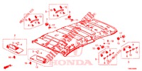 FODERA TETTO  per Honda CIVIC TOURER 1.8 EXECUTIVE NAVI 5 Porte 5 velocità automatico 2015