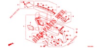 FODERA PORTELLONE/ FODERAMENTO PANNELLO(2D)  per Honda CIVIC TOURER 1.8 EXECUTIVE 5 Porte 6 velocità manuale 2015