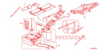 UTENSILI/CRICCO  per Honda CIVIC TOURER 1.8 EXECUTIVE 5 Porte 6 velocità manuale 2015