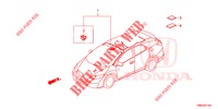 BARDATURA FILO (6) (LH) per Honda CIVIC TOURER 1.8 EXECUTIVE 5 Porte 5 velocità automatico 2015