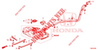 CONDOTTO RIEMPITORE COMBUSTIBILE  per Honda CIVIC TOURER 1.8 EXECUTIVE 5 Porte 5 velocità automatico 2015