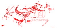PARAURTI ANTERIORE  per Honda CIVIC TOURER 1.8 EXECUTIVE 5 Porte 5 velocità automatico 2015