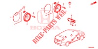 ANTENNA/ALTOPARLANTE  per Honda CIVIC TOURER 1.8 LIFESTYLE 5 Porte 6 velocità manuale 2015
