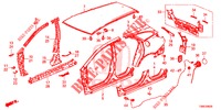 PANNELLI ESTERNI/PANNELLO POSTERIORE  per Honda CIVIC TOURER 1.8 LIFESTYLE 5 Porte 6 velocità manuale 2015
