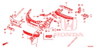 PARAURTI ANTERIORE  per Honda CIVIC TOURER 1.8 LIFESTYLE 5 Porte 6 velocità manuale 2015