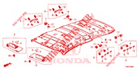 FODERA TETTO  per Honda CIVIC TOURER 1.8 LIFESTYLE 5 Porte 5 velocità automatico 2015