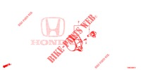 LAMPADA NEBBIA  per Honda CIVIC TOURER 1.8 LIFESTYLE 5 Porte 5 velocità automatico 2015