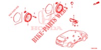 ANTENNA/ALTOPARLANTE  per Honda CIVIC TOURER DIESEL 1.6 COMFORT 5 Porte 6 velocità manuale 2016