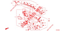FODERA PORTELLONE/ FODERAMENTO PANNELLO(2D)  per Honda CIVIC TOURER DIESEL 1.6 COMFORT 5 Porte 6 velocità manuale 2016
