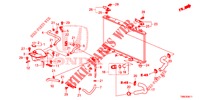TUBO RADIATORE/SERBATOIO DI RISERVA (DIESEL) per Honda CIVIC TOURER DIESEL 1.6 STYLE NAVI 5 Porte 6 velocità manuale 2016